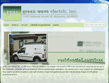 Tablet Screenshot of greenwaveelec.com